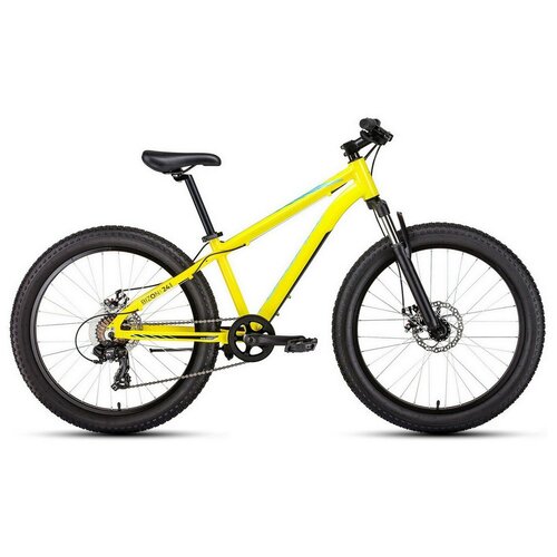 фото Велосипед forward bizon mini 24 (24" 7 ск. рост 13") 2020-2021, желтый, rbkw1q347003