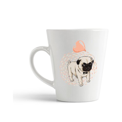 фото Кружка-латте coolpodarok животные. собака с шариком