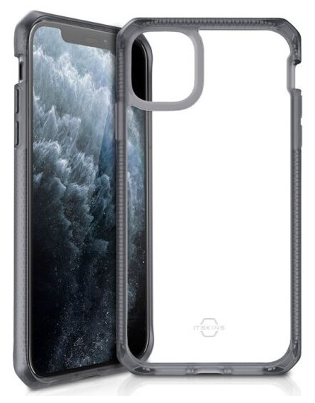 Чехол-накладка ITSKINS HYBRID CLEAR для iPhone 11 Pro прозрачный/чёрный
