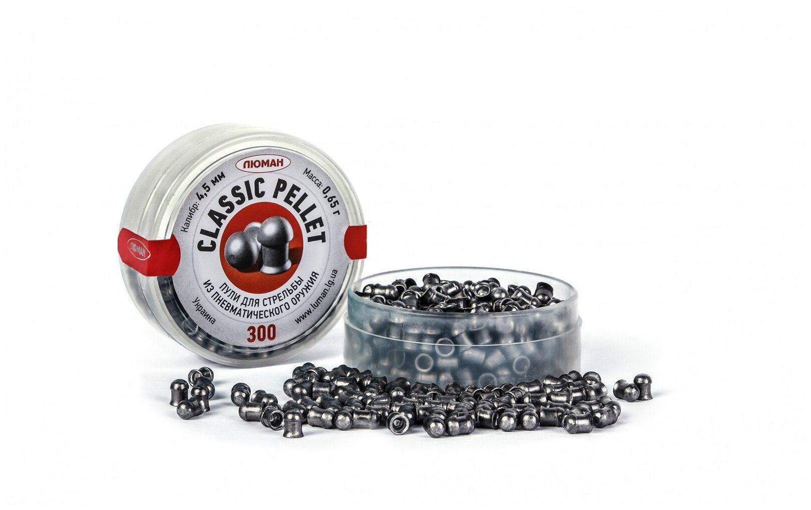 Пульки Люман Classic pellets, калибр 4,5 мм, вес 0,65 г, 300 шт