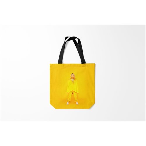 фото Сумка-шоппер / 40х40 см / разная музыка / billie eilish burnettie