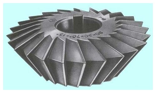 Фреза Двухугловая несимметричная 60х10х22мм 80°(65°+15°) Р18 Z=20 (шт)