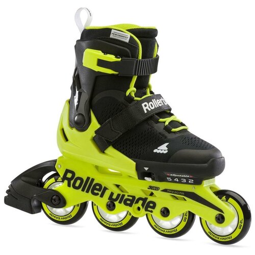 фото Роликовые коньки rollerblade 2021 microblade black/neon yellow (см:23)