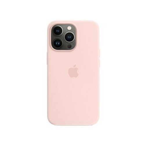 фото Панель-накладка apple silicone case with magsafe chalk pink для iphone 13 pro