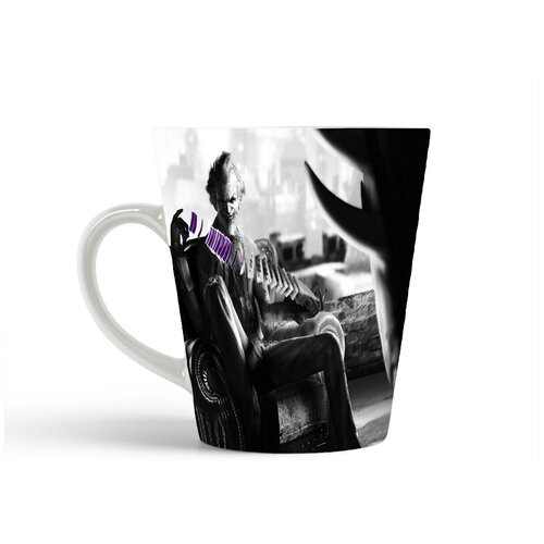 фото Кружка-латте coolpodarok batman arkham city джокер колода карт