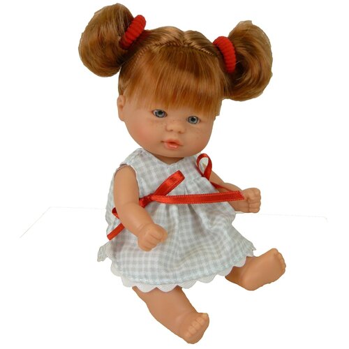 фото Asi asi виниловая кукла аси (asi) пупсик (20 см) - в платье в клетку