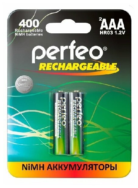 Аккумулятор Perfeo AAA400mAh/2BL