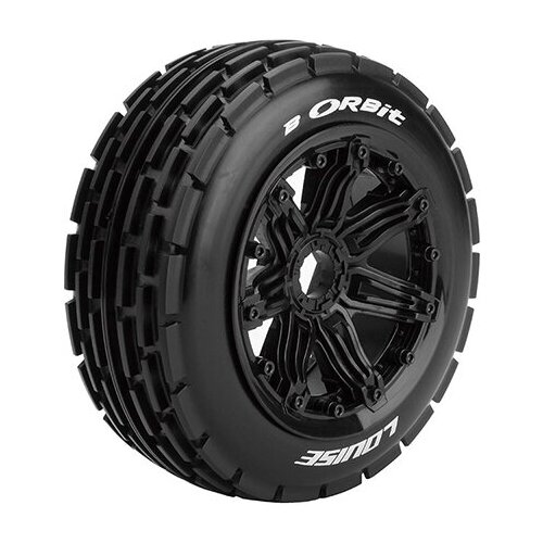 колеса в сборе louise rc для автомоделей monster truck 1 8 hex 17mm 2шт Колеса, диски, резина Louise Rc для автомоделей 1/5 BUGGY (передние) HEX 24mm (2шт)