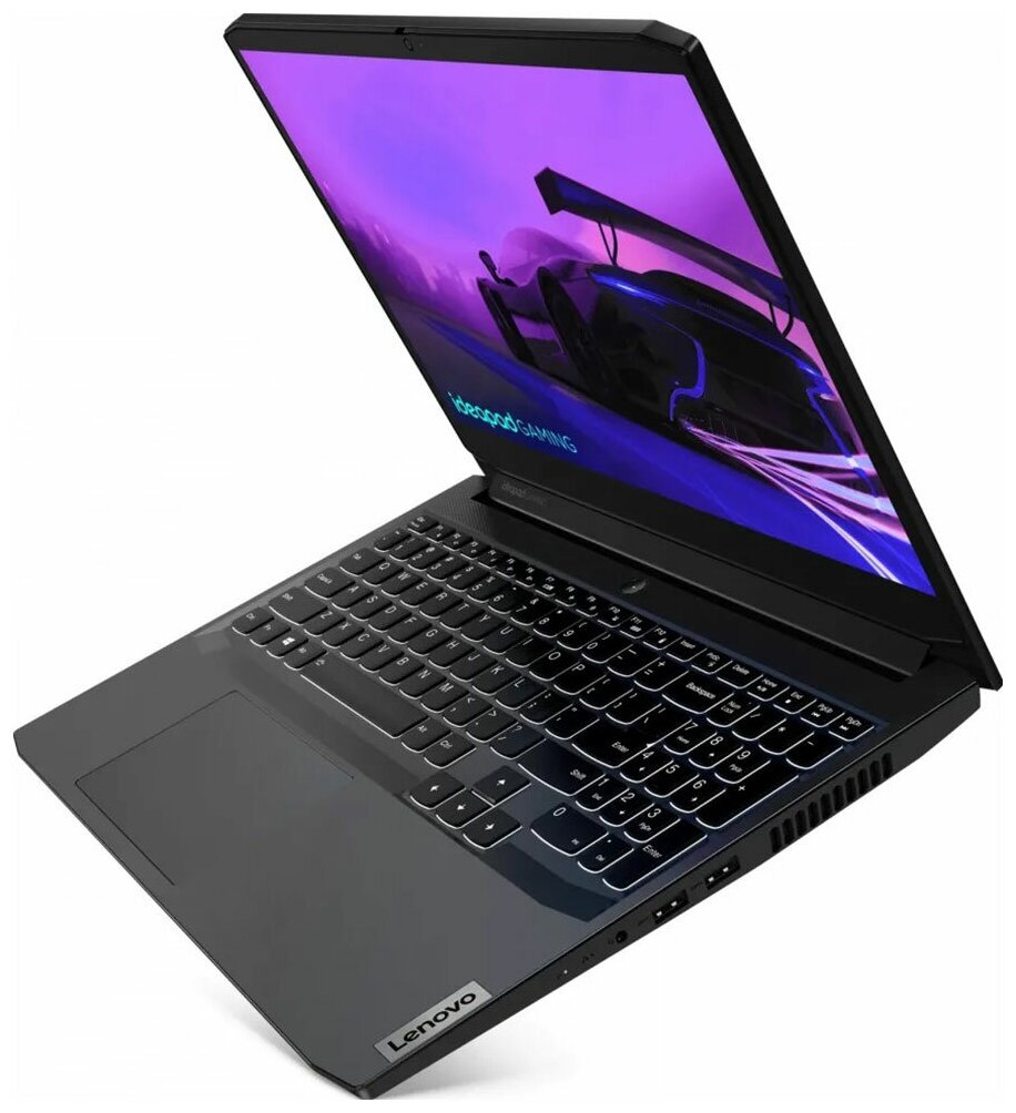Ноутбук Lenovo IdeaPad Gaming 3-15 156 1920x1080 Full HD Intel Core i5 11300H 3100 МГц 8 Гб DDR4 512 Гб SSD GeForce RTX 3050 4096 Мб Wi-Fi Bluetooth Cam Windows 11 Home чёрный 82K100Y6RU