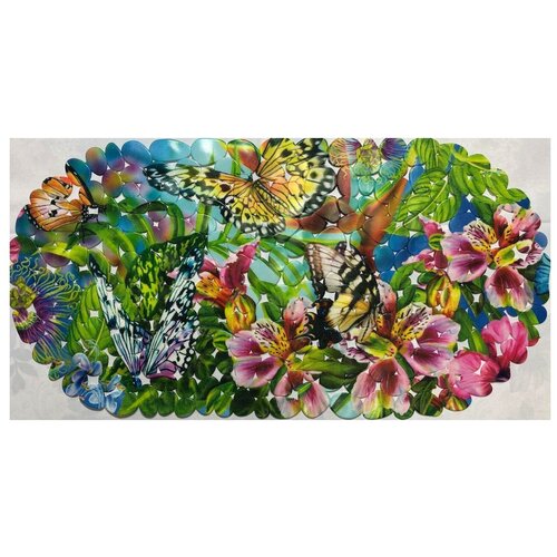 фото Spa-коврик бабочки 67*36см fora