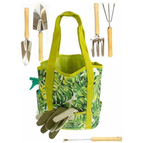 Homy Mood для дачи Набор садовых инструментов в сумке Для сада и огорода 8 предметов