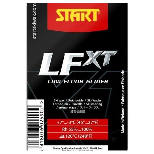 фото Мазь скольжения start lfxt, (+7-3 c), red, 180 g 3800