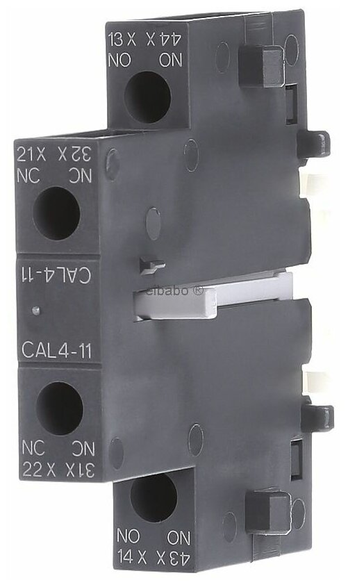 CAL4-11 Контакт боковой 1НО+1НЗ для контакторов AF09-AF96 и NF ABB, 1SBN010120R1011