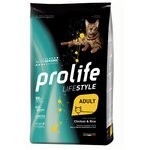 Prolife Dualfresh Adult Корм со свежим мясом ягненка, курицей и рисом для взрослых кошек 1,5 кг - изображение