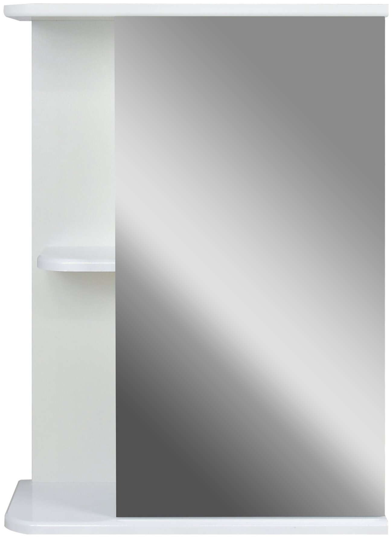 Зеркало-шкаф Гретта 50 DORATIZ, правый, белый, 2711.047 - фотография № 3