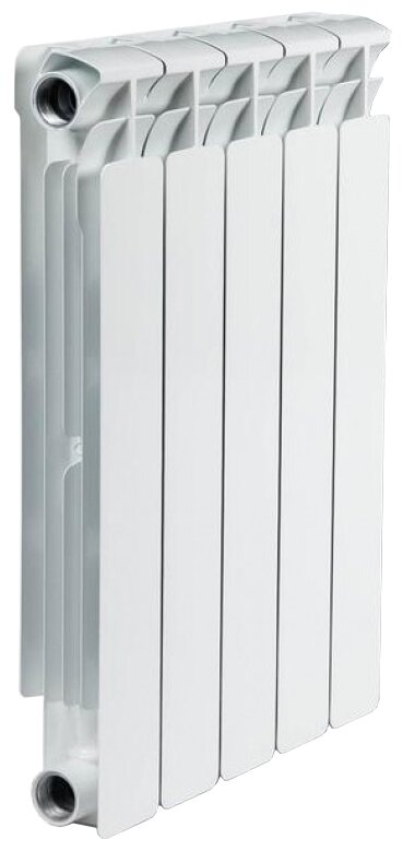 Биметаллический радиатор Rifar Alp 500 - 5 секций боковое подключение