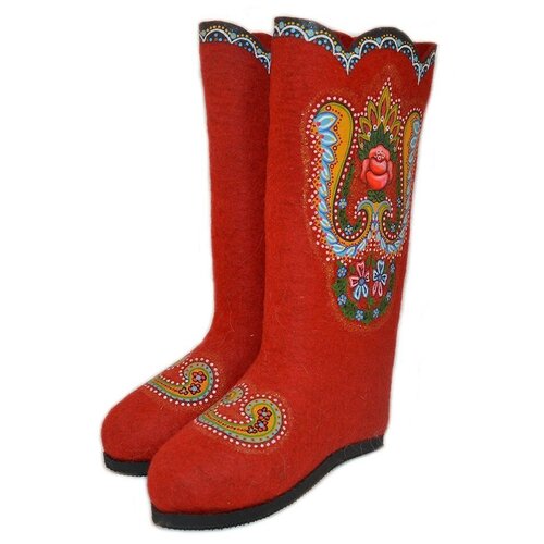 Женские валенки ВаленкиОпт.ру 406А 35 Красный