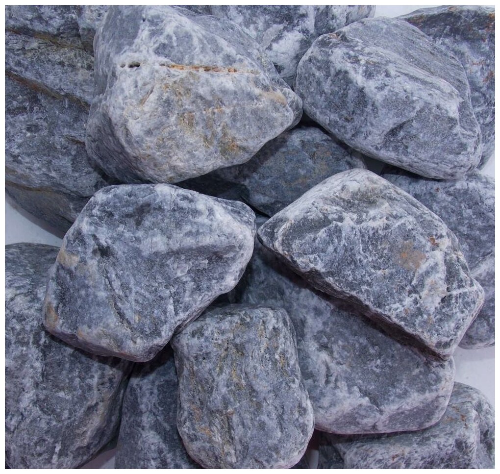 Камни для бани и сауны Огненный камень Кварцит для электрокаменок 20 кг, коробка - фотография № 5