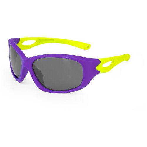 фото Солнцезащитные очки cafa france, овальные, оправа: пластик, спортивные, гибкая оправа/дужки, фиолетовый