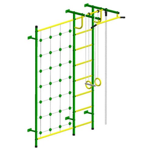 Детский спортивный комплекс Пионер С3СМ зелёно/жёлтый