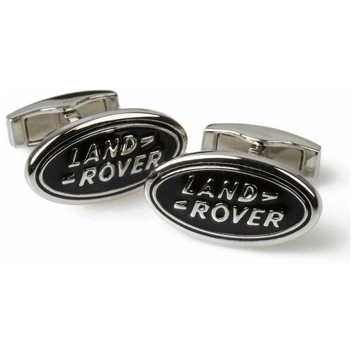 Запонки Land Rover Oval Logo Cufflinks, Black