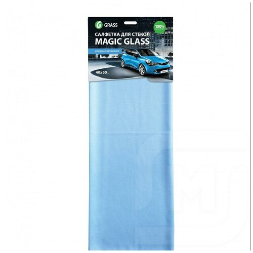 Салфетка из микрофибры для стекол Magic Glass, 40x50 см, GRASS IT-0308