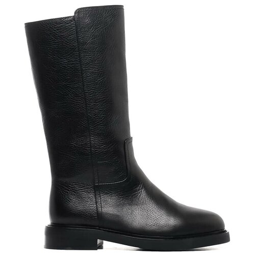 фото Basconi 13577bc сапоги женский черный+натуральная кожа