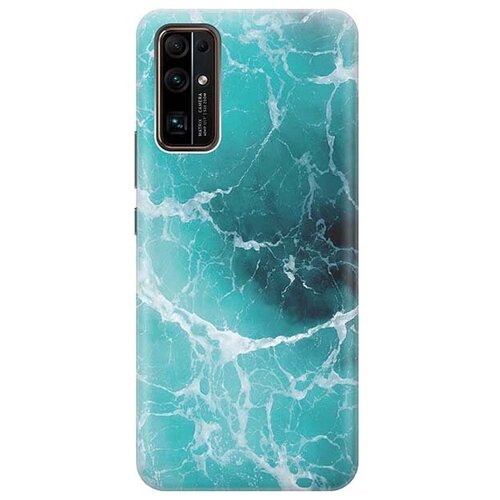 фото Ультратонкий силиконовый чехол-накладка для honor 30 с принтом "лазурный океан" gosso