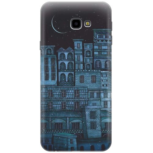 RE: PA Накладка Transparent для Samsung Galaxy J4+ с принтом Ночь над городом