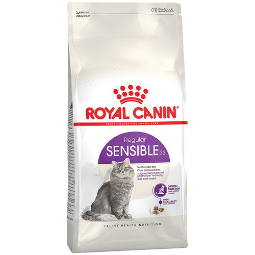 Корм сухой ROYAL CANIN Sensible для взрослых кошек с чувствительным пищеварением, 400 г