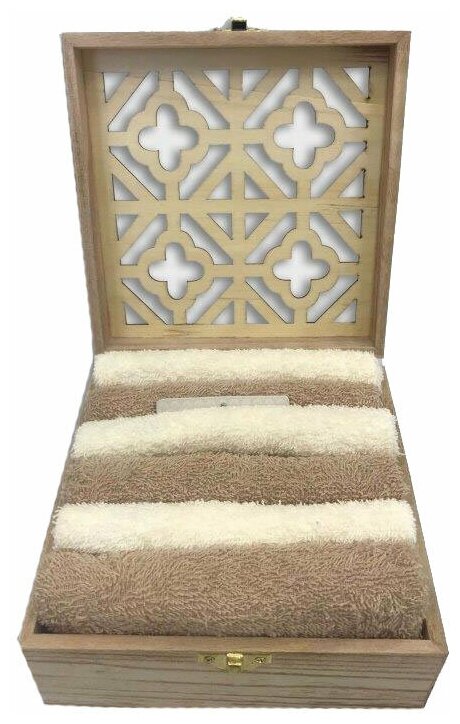 Полотенце Case Natural цвет: экрю, бежевый (30х30 см - 6 шт) Arya - фото №3