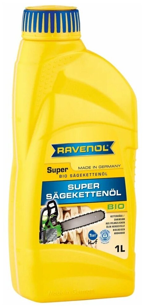 Масло Биоразл. Для Цепей Бензопил Ravenol Super Sagekettenoel (1Л) New Ravenol арт. 135030100101999
