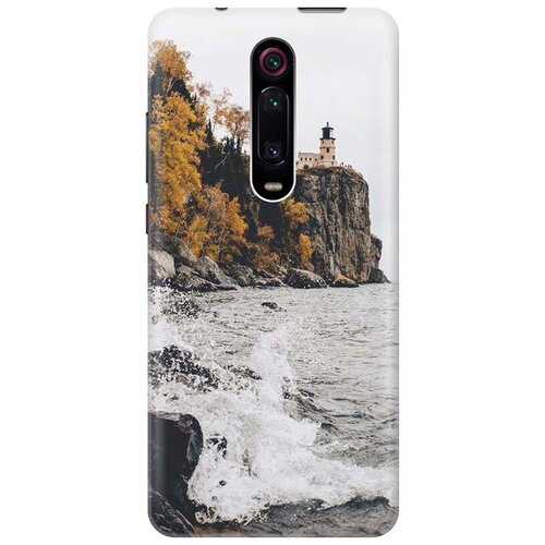 фото Ультратонкий силиконовый чехол-накладка для xiaomi mi9t / mi9t pro / k20 / k20 pro с принтом "северный маяк" gosso