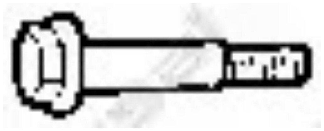 Болт M10x57, 258904 BOSAL 258-904