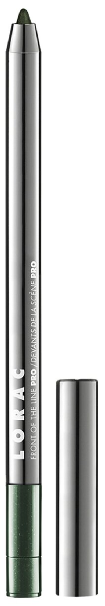Lorac водостойкий карандаш для век front of the line pro eye pencil, оттенок dark green
