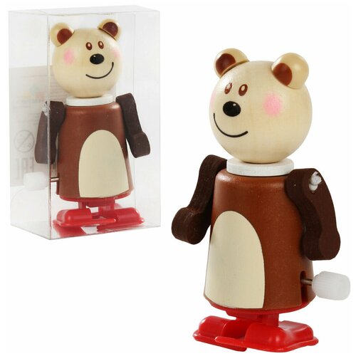 Деревянная игрушка заводная 