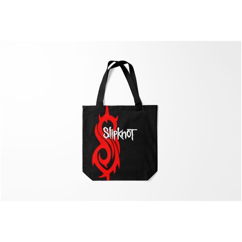 фото Сумка-шоппер / 40х40 см / рок / slipknot 7 burnettie