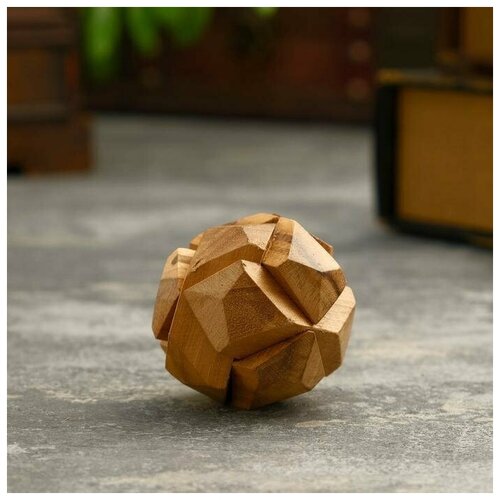 Головоломка из дерева "Шар" 6 частей 6х6х6 см , 1 шт. — купить в ...