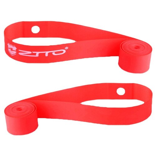 Ободная лента для колёс велосипеда ZTTO 27.5x20мм, пара, цвет красный ободная лента ztto 20x20мм 2шт черная