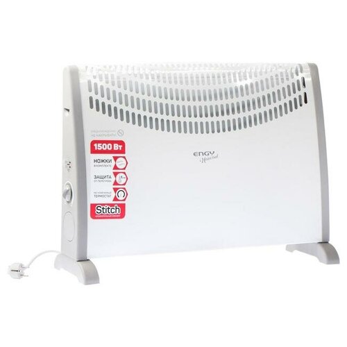 Обогреватель ENGY EN-1500 Universal конвекторный 1500 Вт 20 м2 белый 620200₽