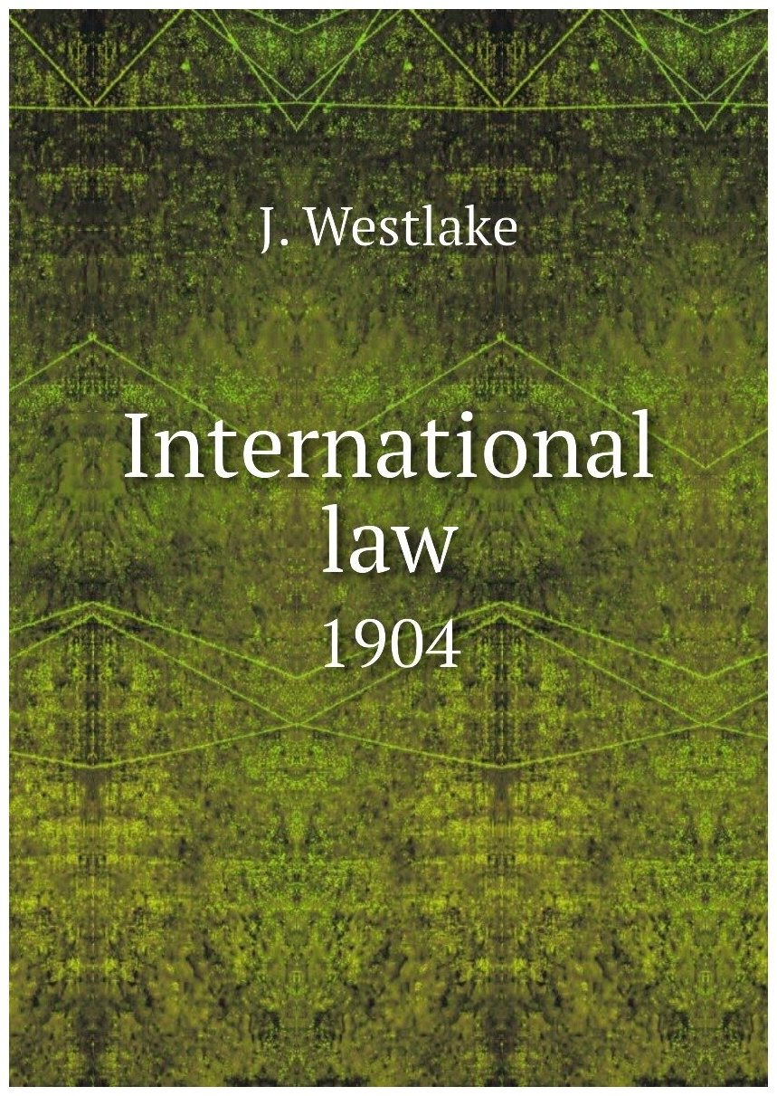 International law. 1904