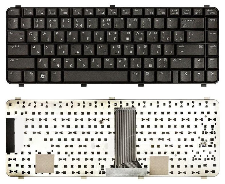 Клавиатура для ноутбука HP Compaq 6530S 6730S 6535S 6735S 6531S 6731S черная 1178₽