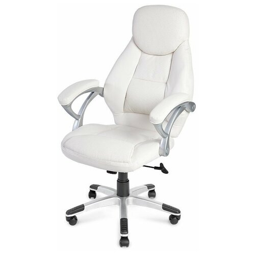 фото Компьютерное кресло дэфо frad, обивка: экокожа, цвет: белый