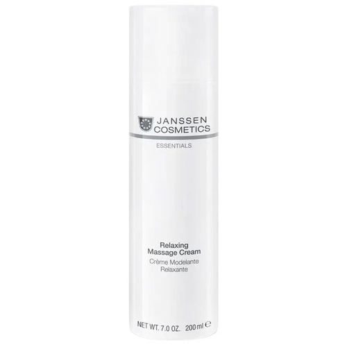 Janssen Cosmetics Релаксирующий массажный крем для лица Dry Skin Relaxing Massage Cream, 200 мл основной уход за кожей pleasure lab массажный крем виноград и инжир relaxing