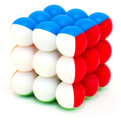 Головоломка YJ 3x3 Ball Cube Color головоломка fanxin rounded corner 3x3 color