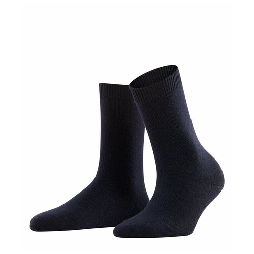 фото Женские носки falke средние, утепленные, 140 den, размер 35-38, синий