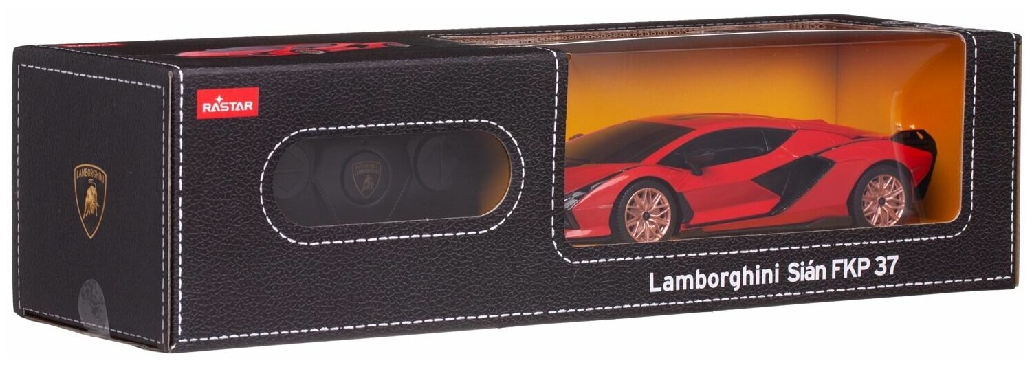 Машина р/у 1:24 Lamborghini Sian красный, 2,4 G.