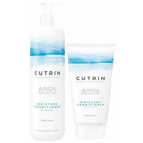 шампунь для увлажнения мини формат cutrin ainoa moisture shampoo 100 Кондиционер AINOA MOISTURE для увлажнения волос CUTRIN 1000 мл