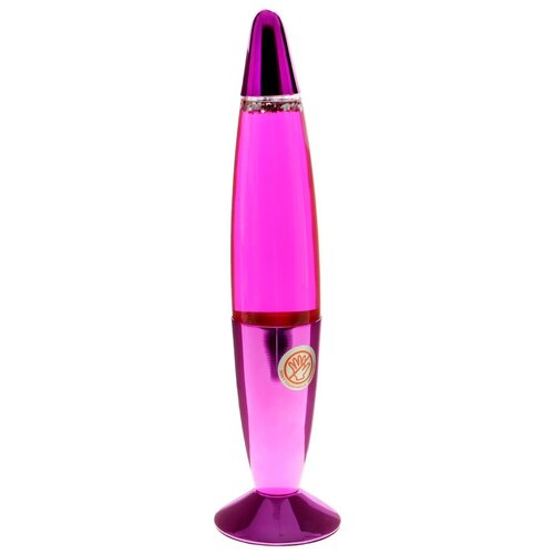 фото Лавовая лампа risalux фиолетовая ракета