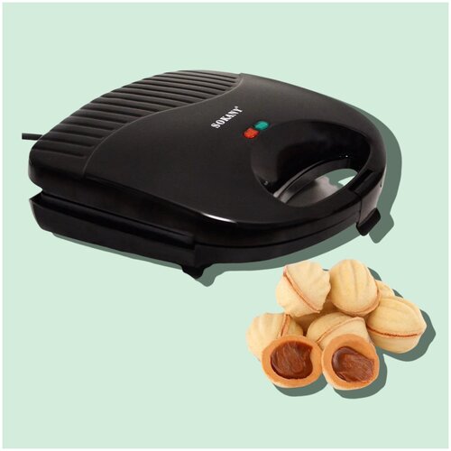 Орешница SOKANY SK-805 черная 750 втЭлектровафельница для выпечки печенья на 12 порций 150000₽